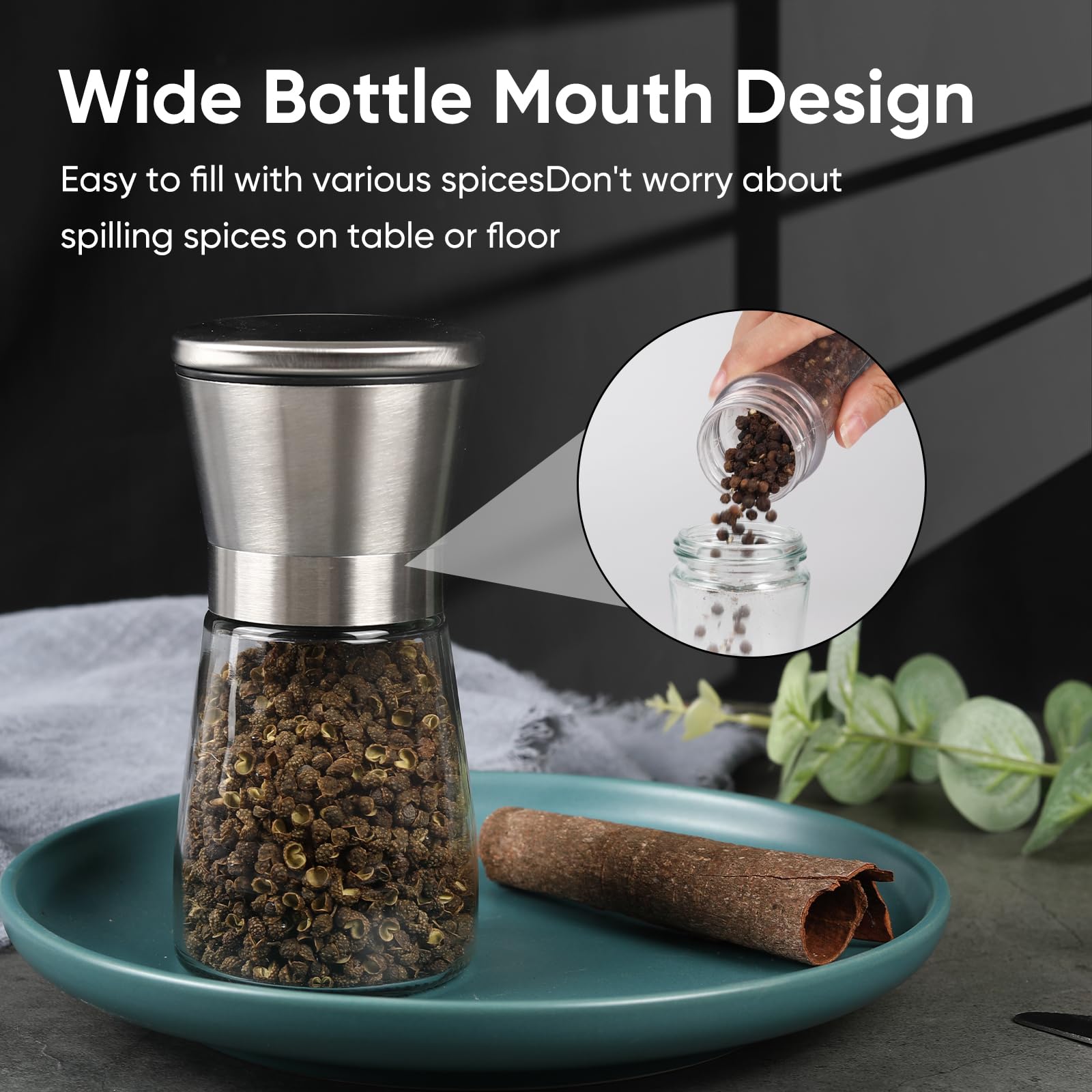 Pepper Grinder (Silver Dwarf) — Amazon image 5
