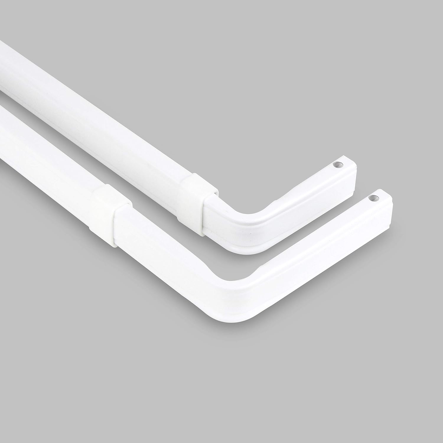 Adjustable Lockseam Double Curtain Rod 28-48 Inch