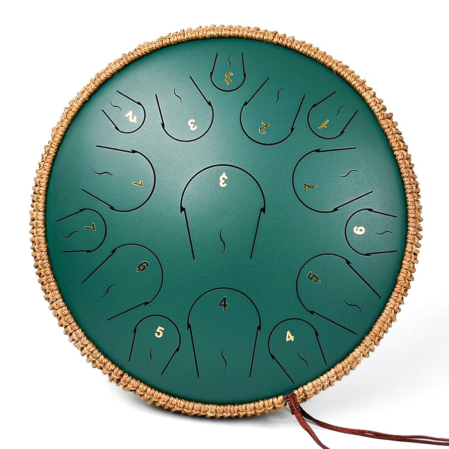 ハンドパン　14インチ　15音 Amazon.com: Steel Tongue Drum - 14 Inch 15 Note Tongue Drum