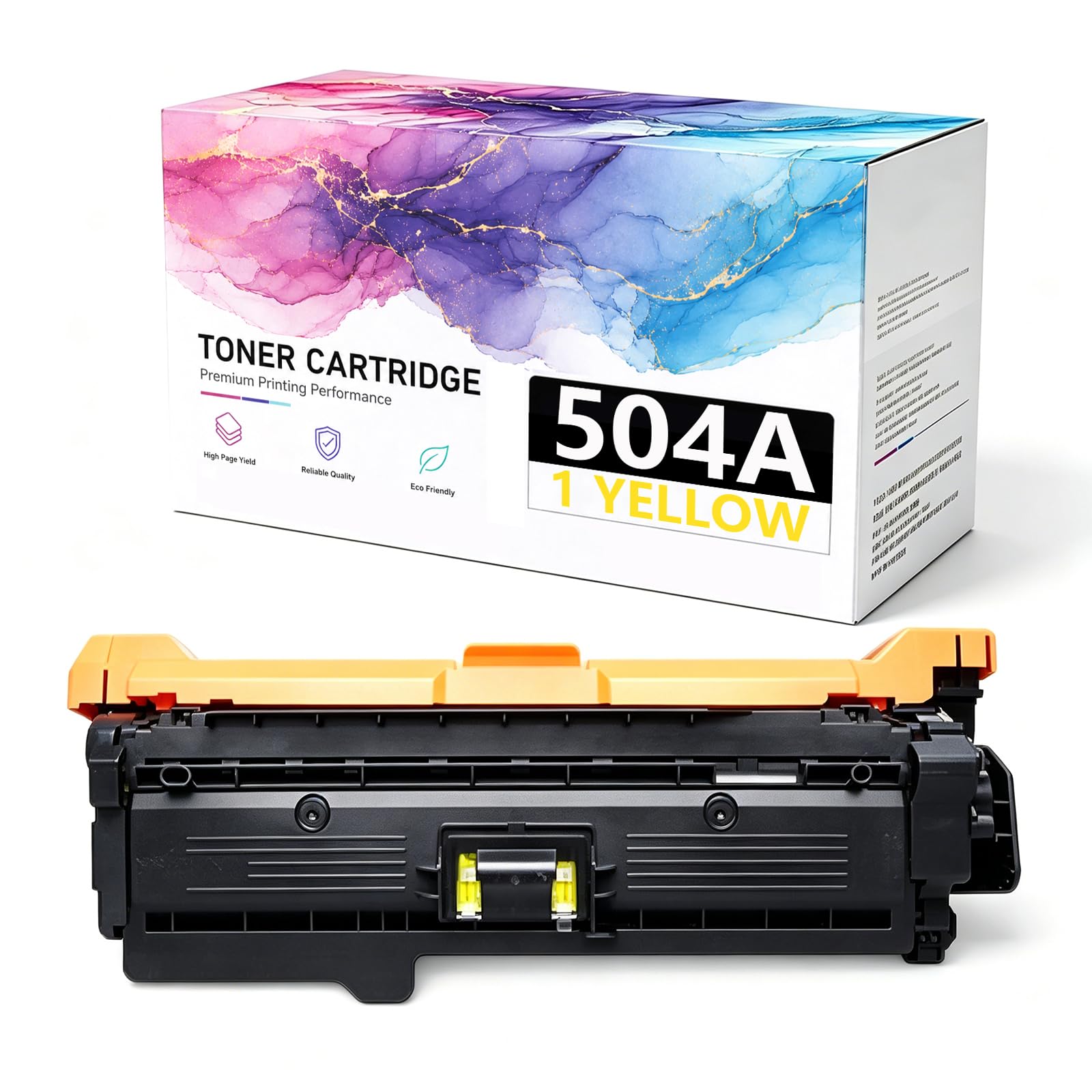 Toner 504A jaune à haut rendement pour éliminer les pannes d'impression HP LaserJet - 8
