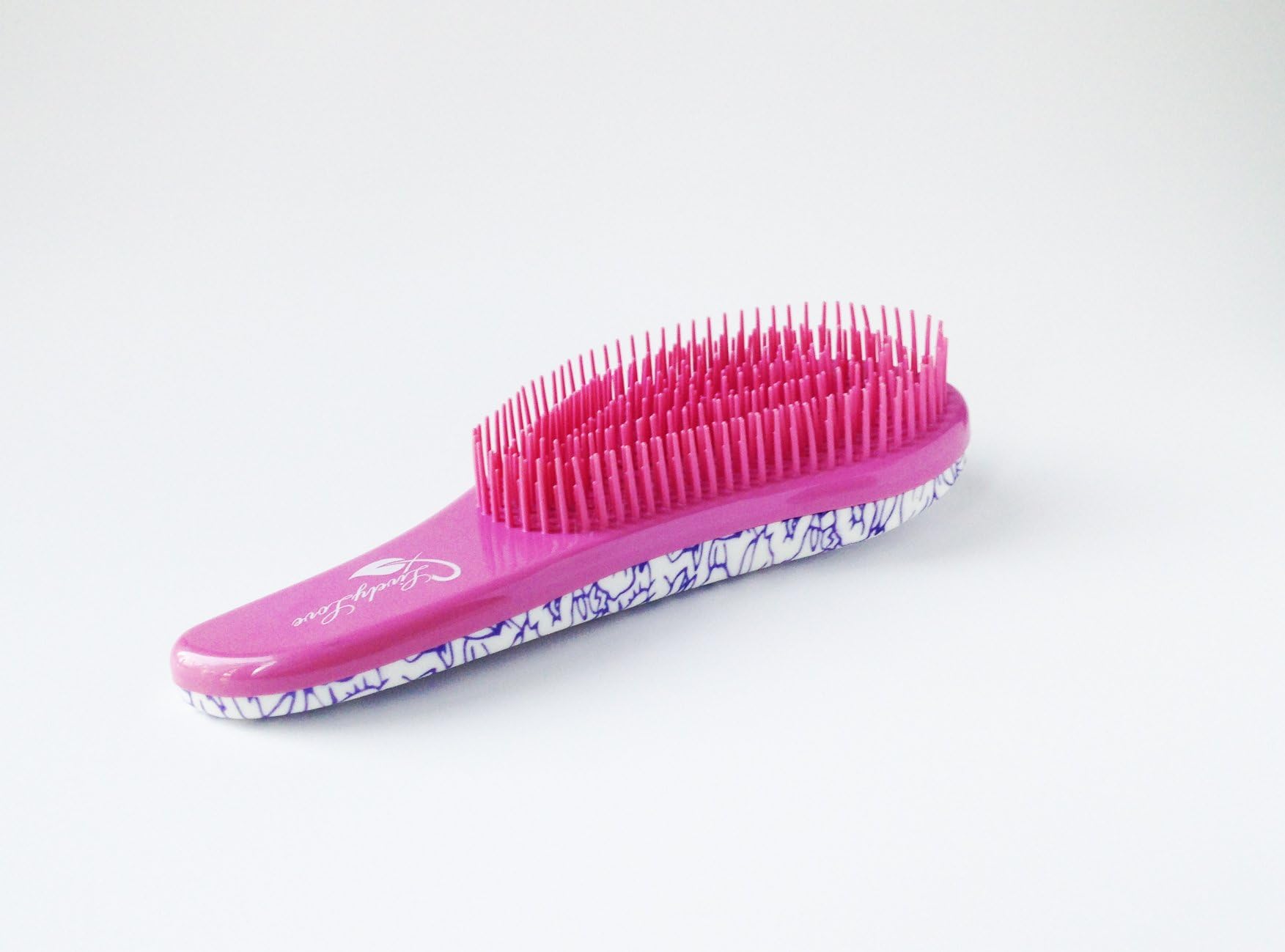 Lively Love Detangling Brush - Wet or Dry Hair - Adults and Kids Beauty Brush - Pink