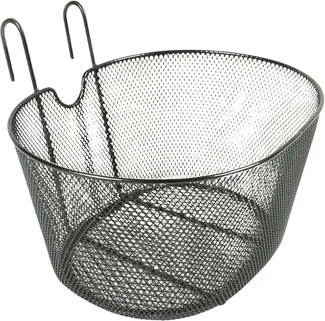 Cestino Bici Anteriore in Metallo Plastificato - Resistente e Capiente per MTB e CittÃ