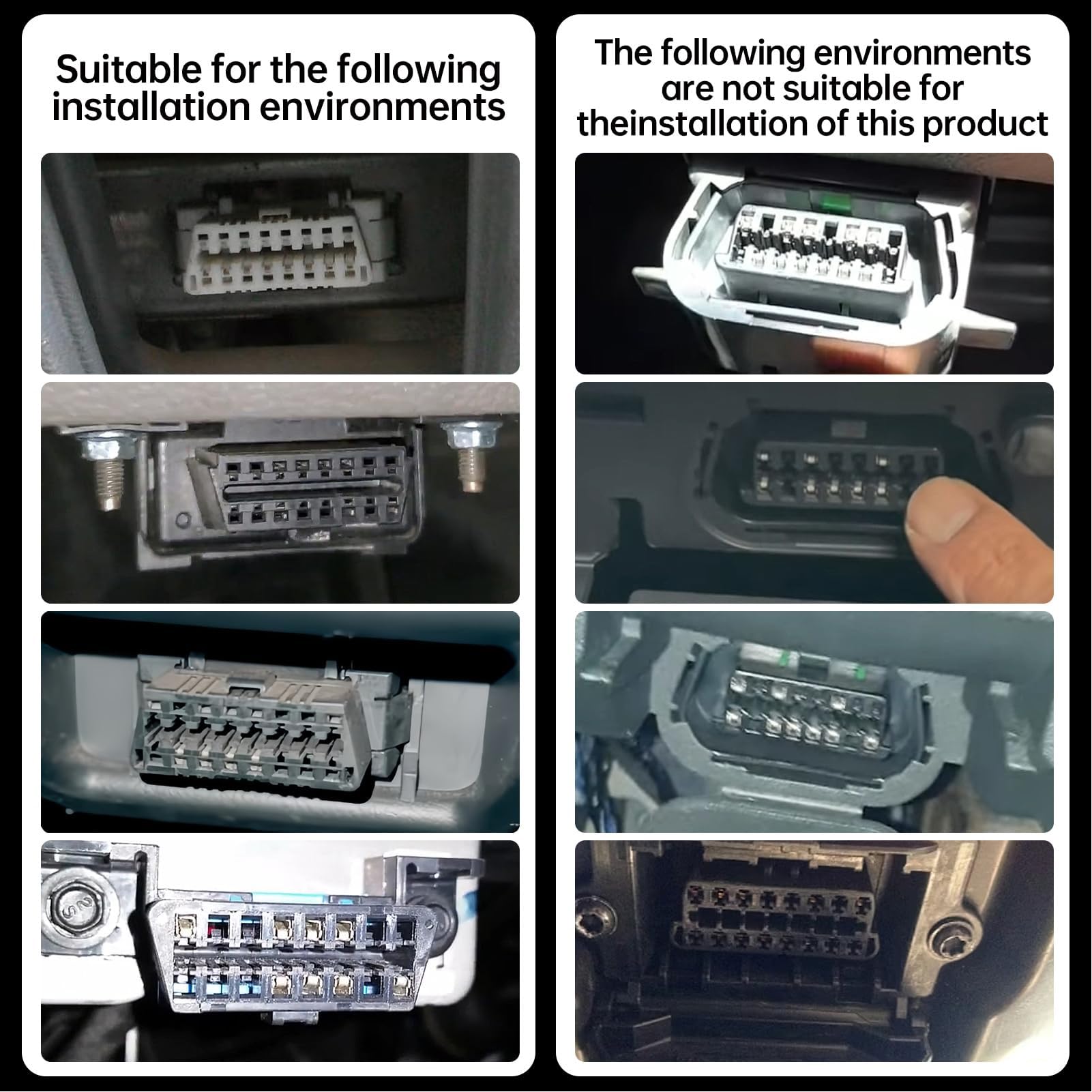 Luocute Blokada Portu Obd2, Metalowe Zabezpieczenie Przed kradzieżą Portu Obd z Dedykowanym Narzędziem do Usuwania, Narzędzia do Instalacji Elektrycznej, Akcesoria Antykradzieżowe do
