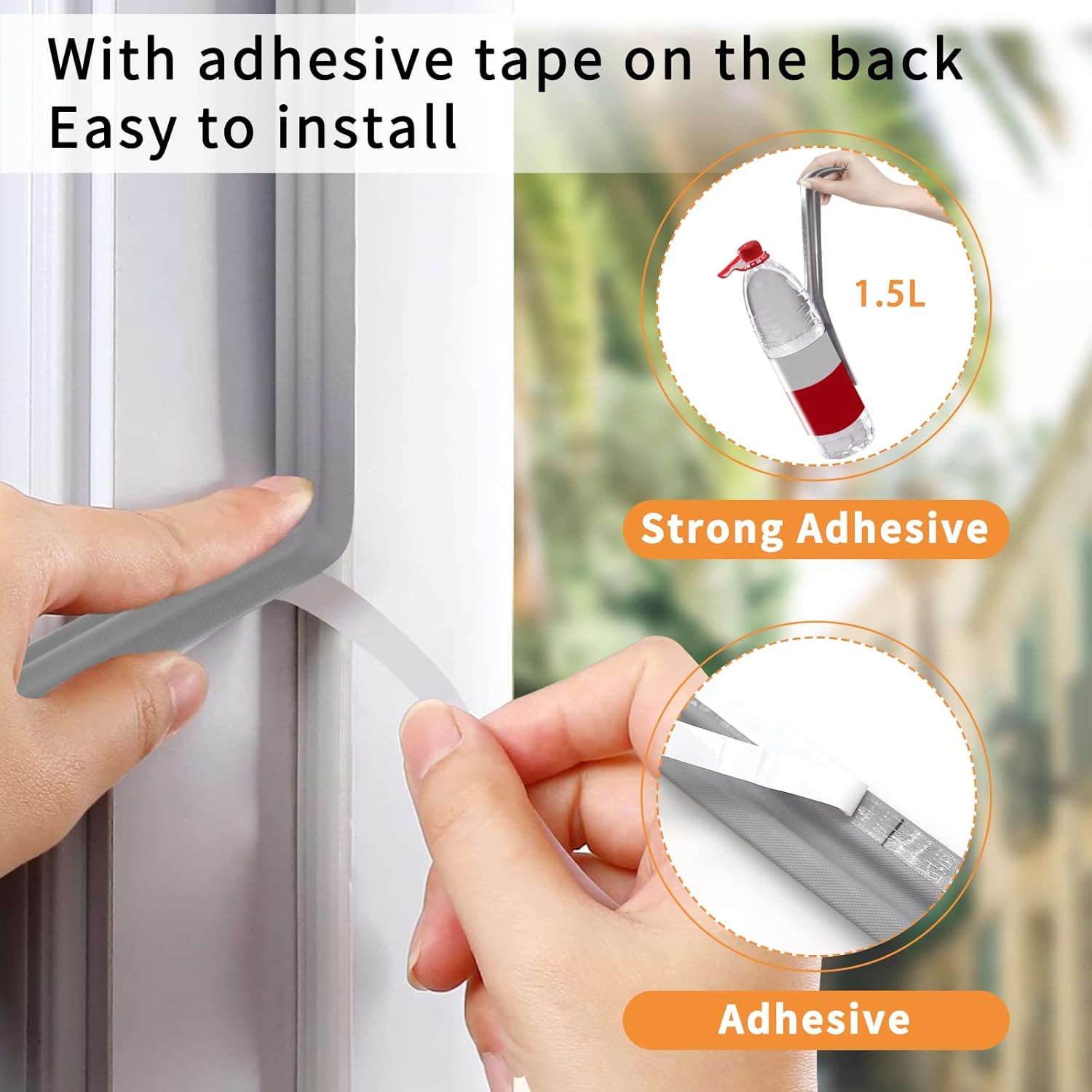 Buy 5M/196Inch Draft Excluder for Windows,Draft Excluder for Doors