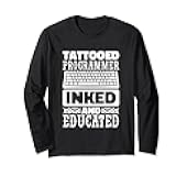 Tattoo Lover Programmer and Programming Long Sleeve T-Shirt