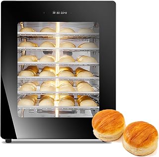 Intelligent Bread Fermentation Temperature Control Machine,100l Countertop Dough Proofer,Removable Layered Shelves LED Lighting,Consistent Humidity Control for Even Dough Fermentation at Home