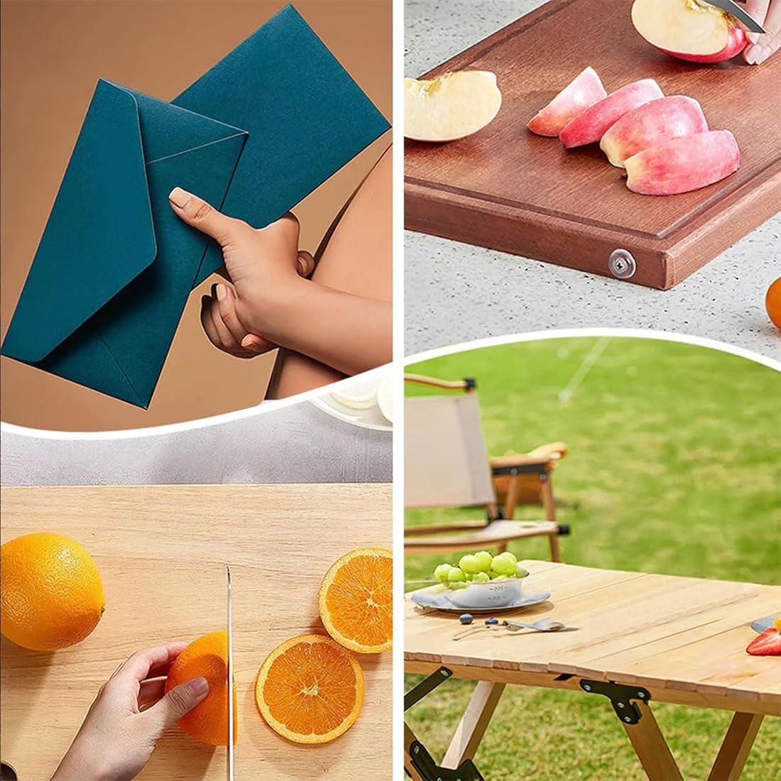 Multipurpose Outdoor Portable Fruit Knife With Sheath, Ultra Sharp Multipurpose Outdoor Portable Fruit Knife, 8.6" Stainless Steel Mini Stick Knife for Kitchen, Outdoor, Travel (3Pcs)