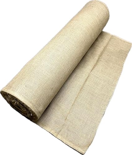 AAYU Rollo de tela de arpillera de 48 pulgadas de alta calidad, 48 pulgadas x 50 yardas (4 pies por 150 pies), suministros de boda y manualidades,