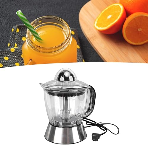 Miniatura 8 de Yosoo Exprimidor eléctrico de cítricos, 25 W, 1 L, máquina extractor de jugo de naranja cítrico de doble dirección con piezas aptas para