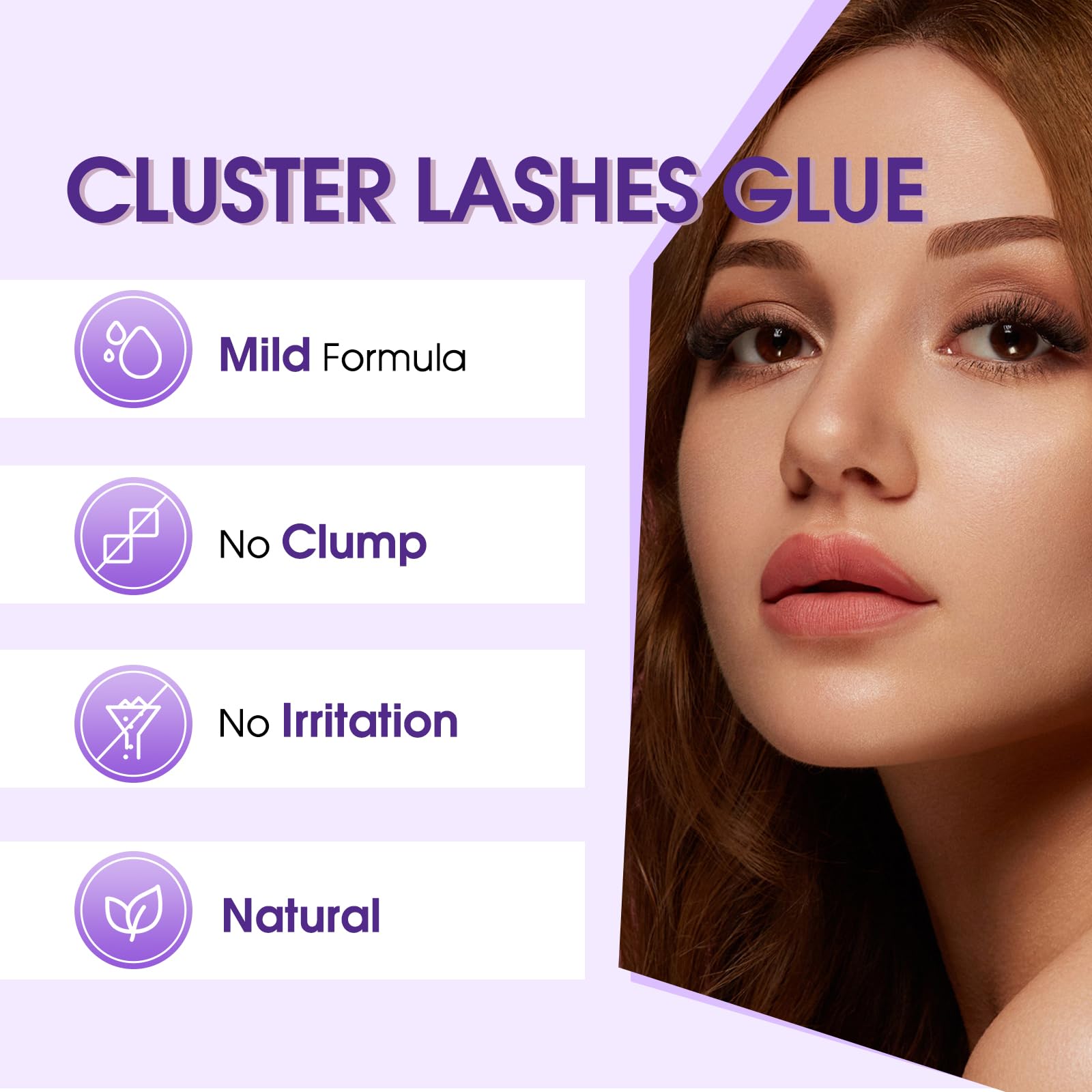 Cluster Lash Glue Black 2-3s Fast Drying,Long Lasting Strong Hold,Waterproof,DIY Individual lash Extension-Glue by Wendy Lashes?5ML?