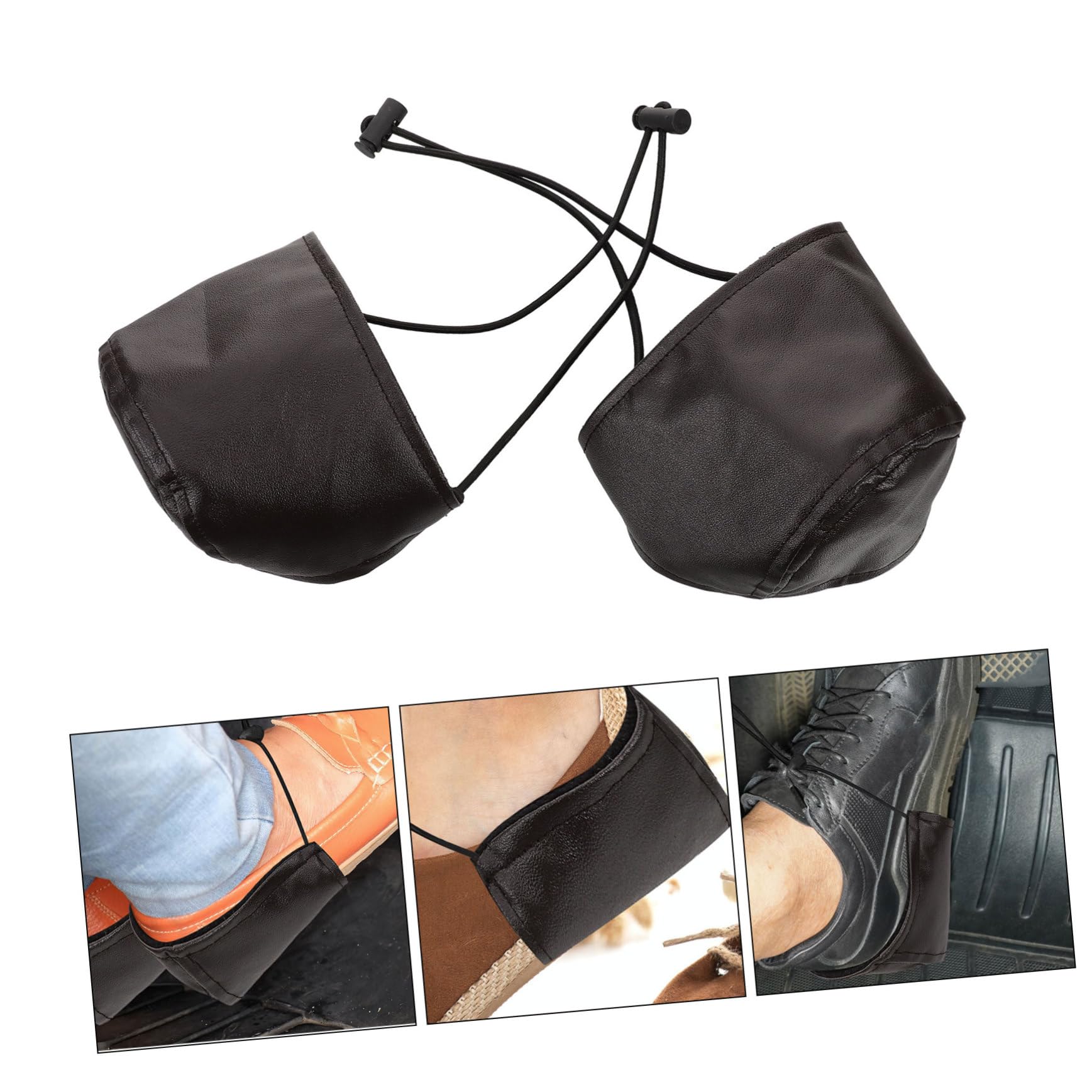 Baluue 10pièces Couvre- De Pu Pour Chaussures Lot De Antidérapants Et Résistants à Adaptés Aux Chaussures à Pour Conduite Et Utilisation