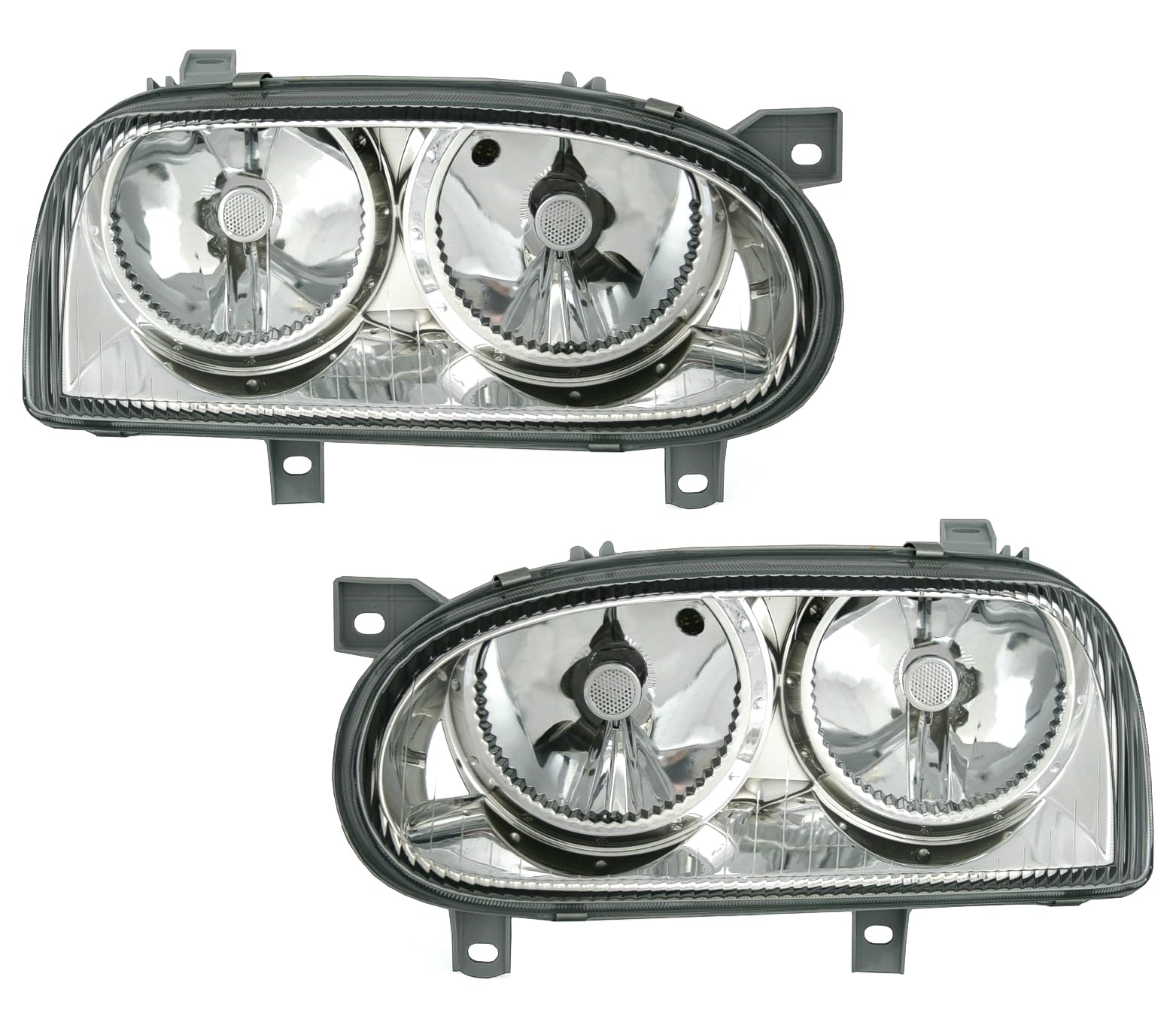 AD Tuning GmbH & Co. KG DEPO Faro Set Vetro Trasparente Cromato