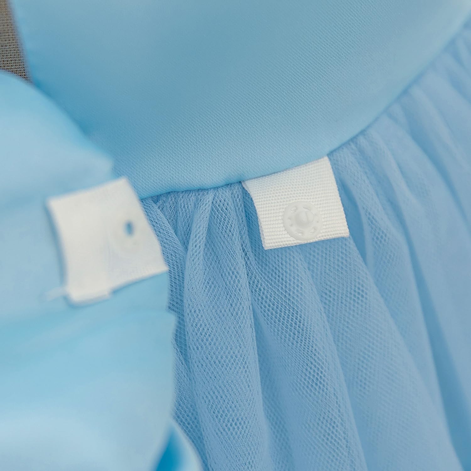 NNJXD Baby Girl Birthday Party Tutu Gown Bowknot Toddler Girls Pageant Princess Tulle Wedding Gown - Image 7