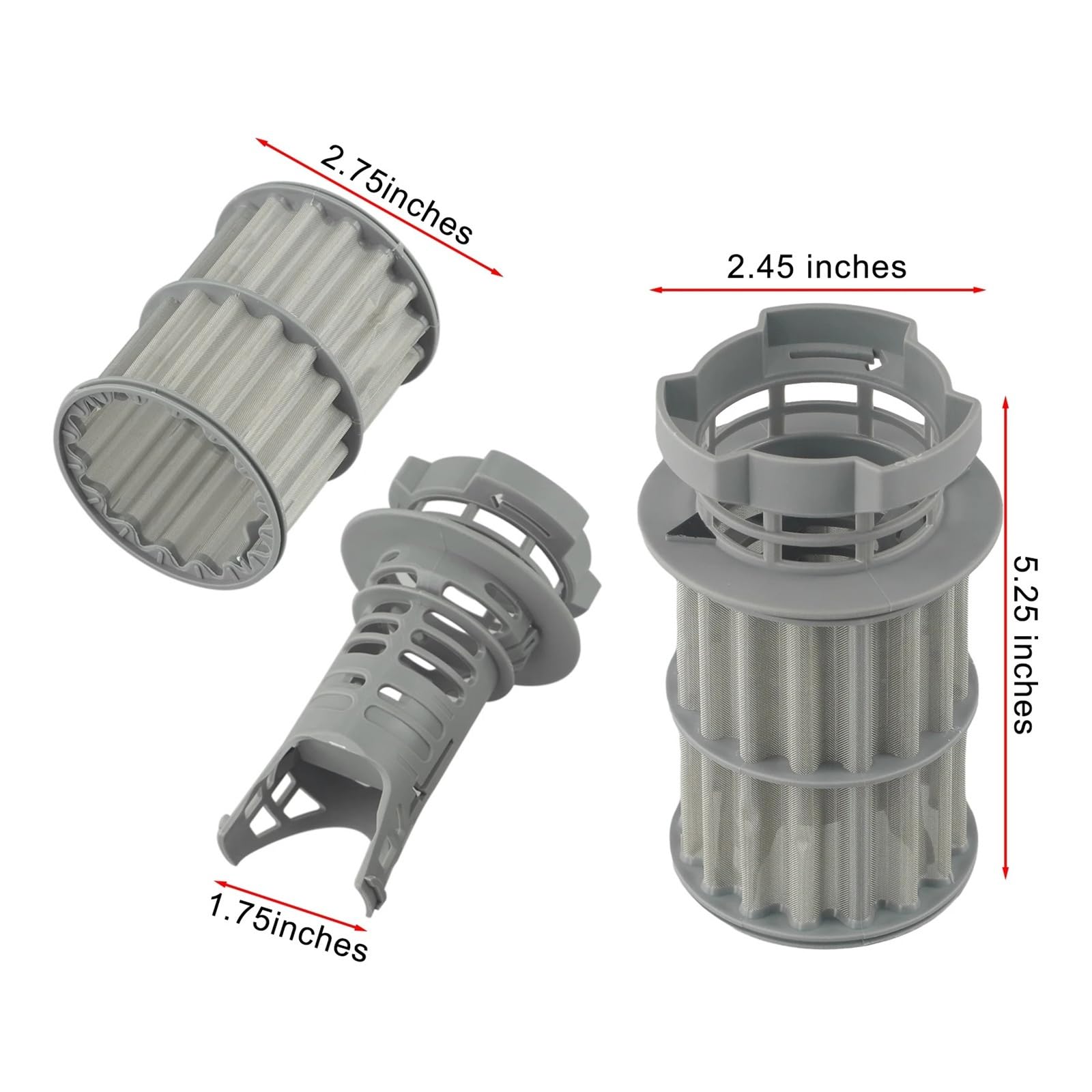 Filtro de lavavajillas, compatible con Bosch,
