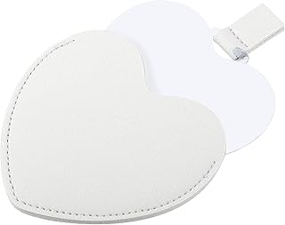 Espejo compacto en forma de corazón de acero ...