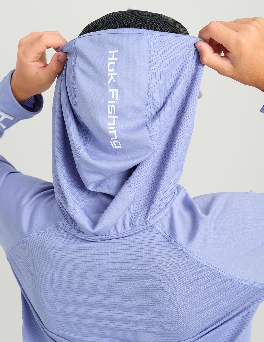 HUK boys Icon Hoodie, Fishing Shirt With Sun Protection for Kids