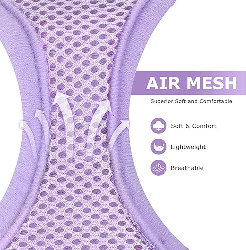 Miniatura 8 de Vestido de arnés para perro, vestido de arnés a cuadros con juego de correa, ropa de verano linda para mascotas, vestidos de cachorro para hembras