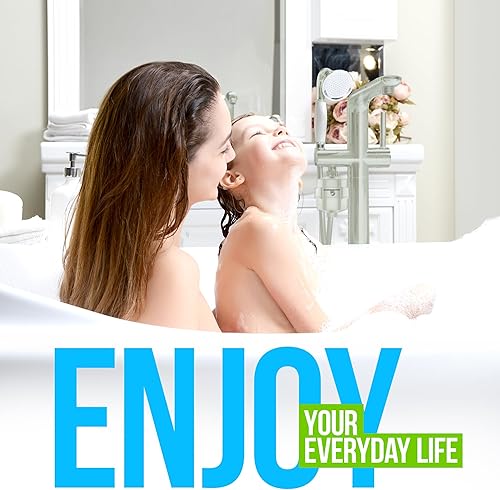 Miniatura 8 de AquaHomeGroup Filtro de cabezal de ducha de 20 etapas para agua dura, filtros de ducha de alto rendimiento para eliminar productos químicos tóxicos,