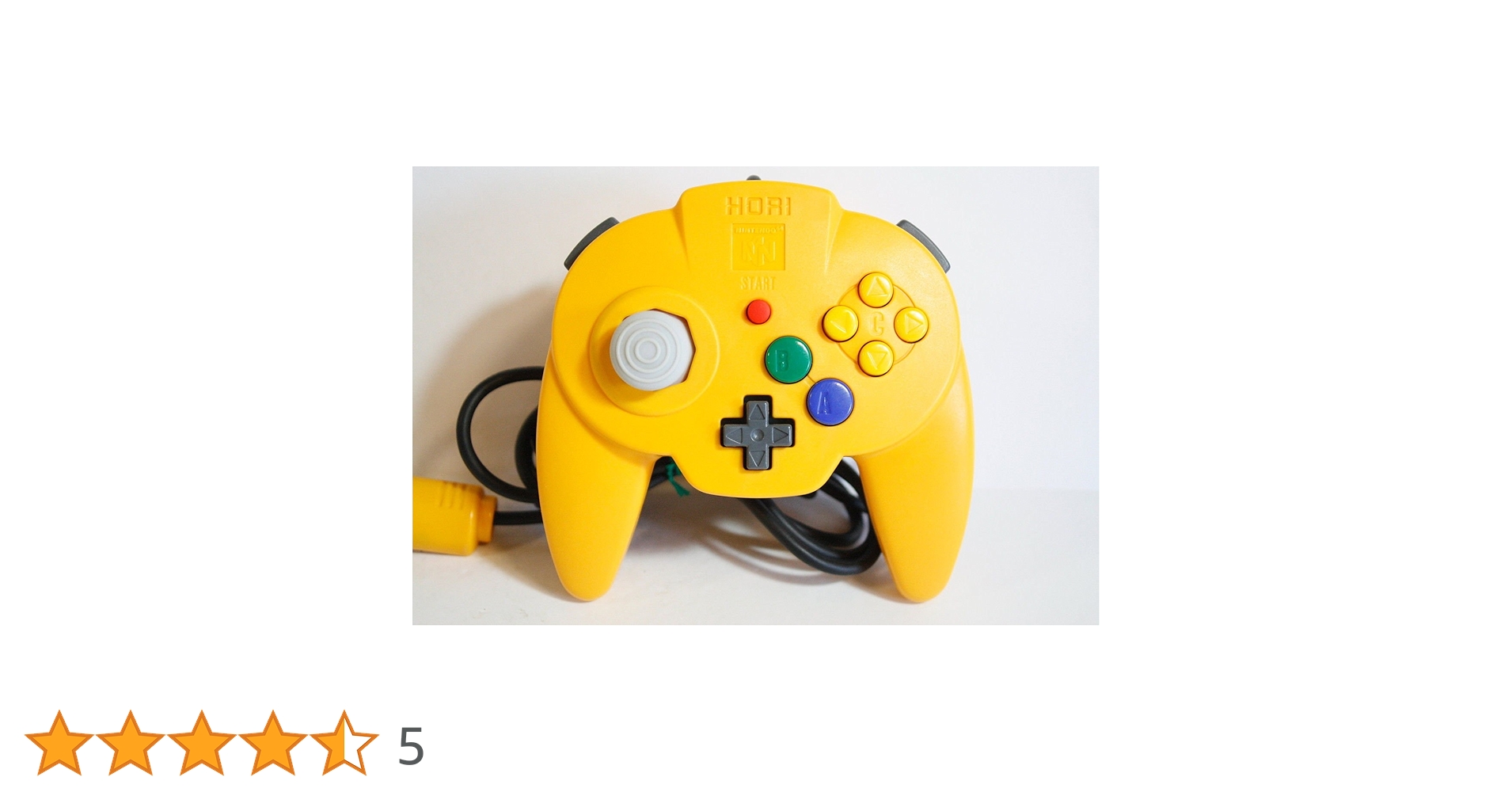 NINTENDO 64 - NINTENDO64コントローラー　ホリパッドミニ64 Amazon | ホリパッドミニ64 イエロー N64 | 本体・周辺機器