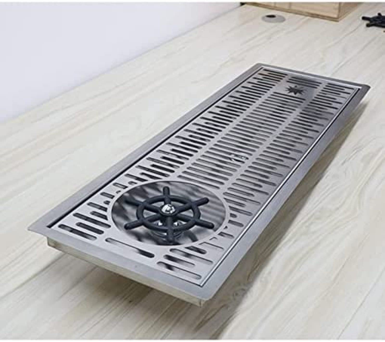 Genérico Lavavasos De Acero Inoxidable 304 con Limpieza Automática por | Con Escurridor, 42x22 Cm, Apto Para Cocinas De Bar (63*22 cm)