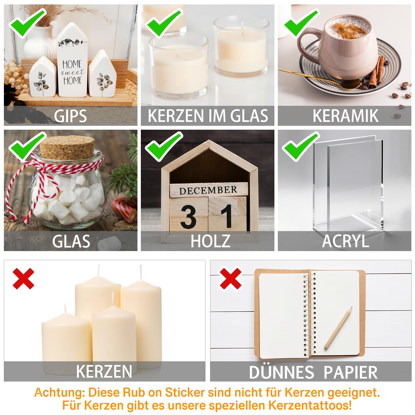 4 vellen Rub On stickers, bruiloft, transferstickers, Rub Ons, Alles Love voor bruiloft, decoratie, cadeau, stickers, zelfklevend, kleurrijk, rub on folie voor glas, hout, keramiek, doe-het-zelf
