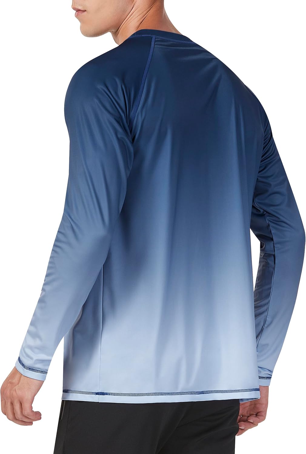 KPSUN Mens Swim Shirts UPF 50+ Rash Guard Long Sleeve Sun UV Protection Beach Shirts Quick Dry Fishing T-Shirt - Image 4