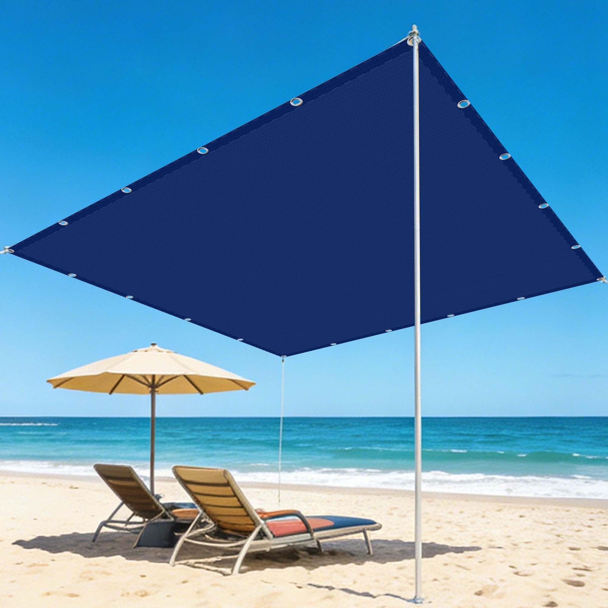 Voile d'ombrage étanche contre la pluie et le vent pour protéger votre mobilier de jardin.