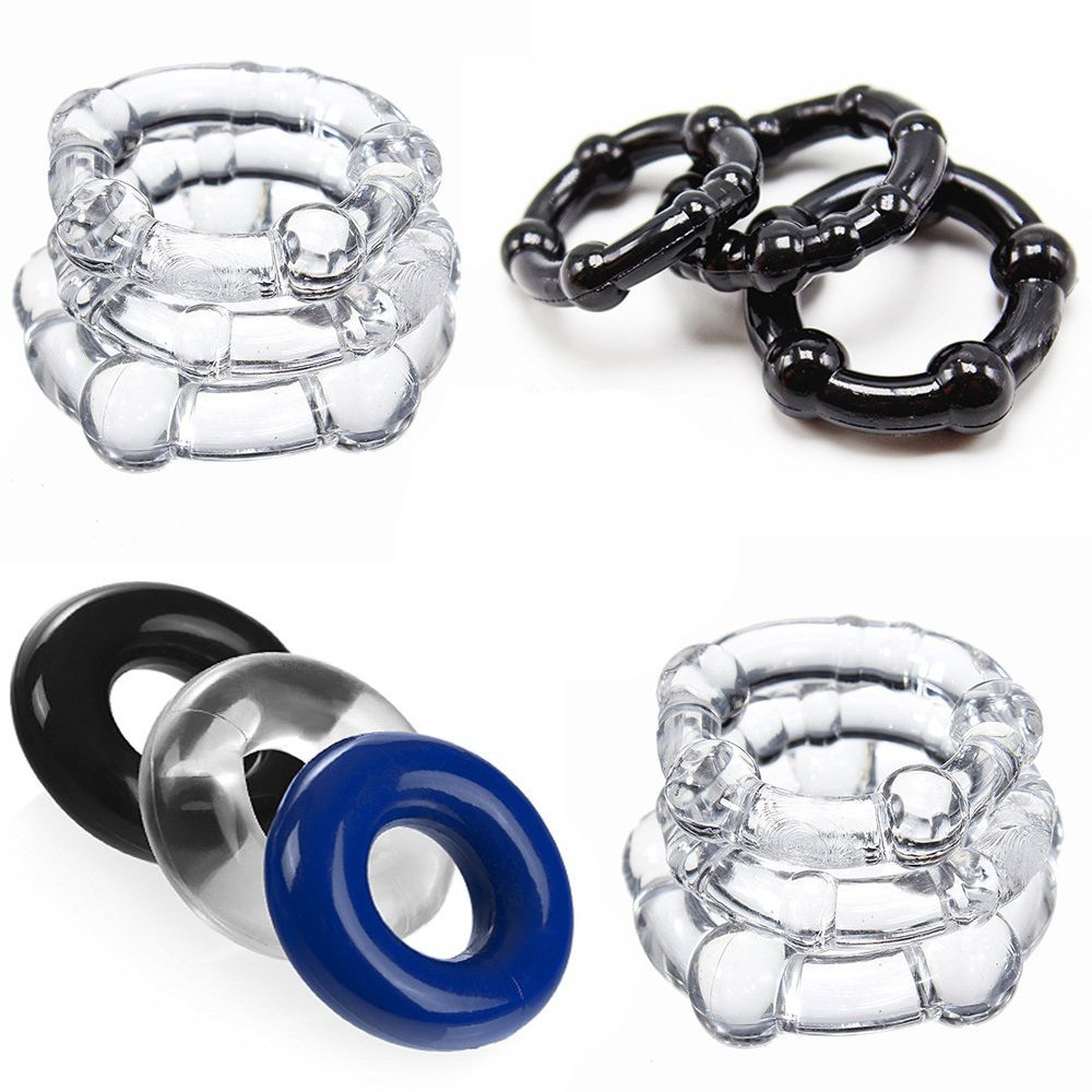 flower mountain コックリング 12個set ペニスリング 包茎リング