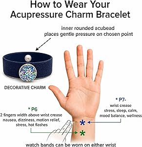 Amazon.com: Calming Snap Button Charm Bracelet for Stress and