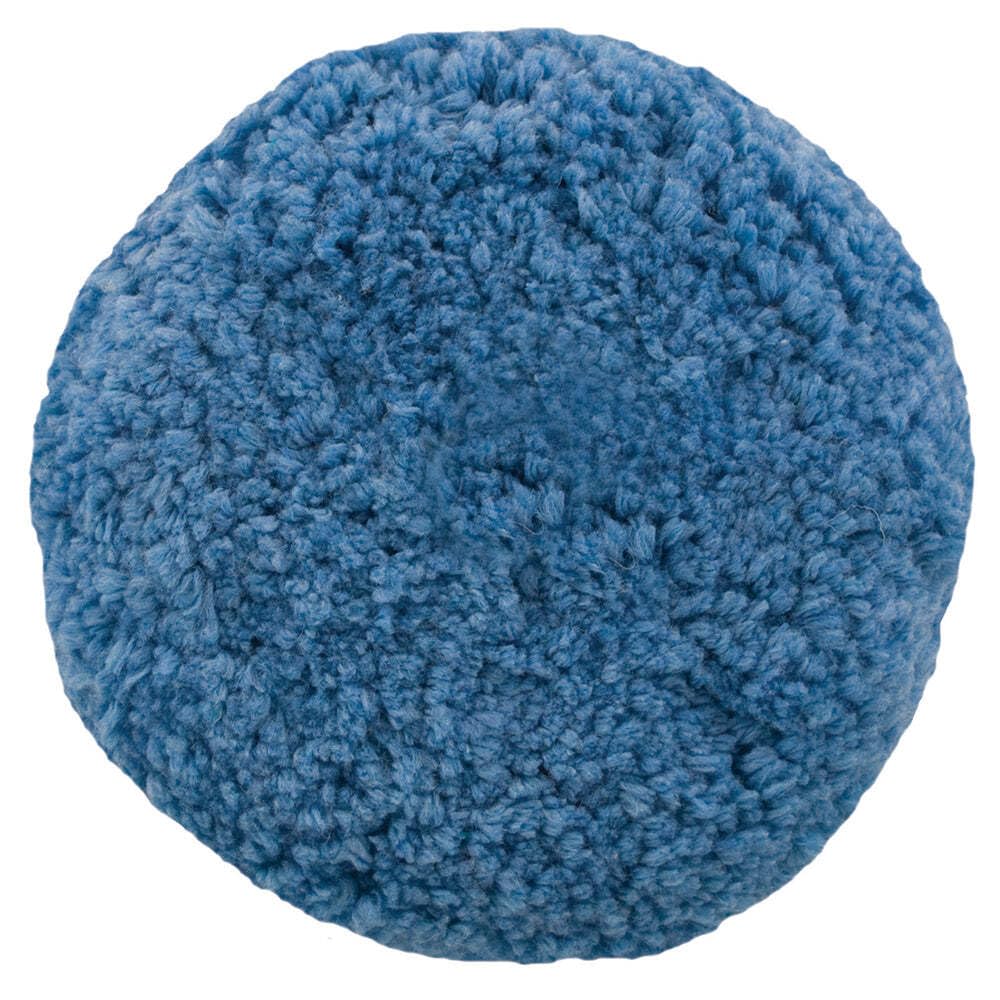 presta Rotary Blended Wool Buffing Pad - Blue Soft Polish