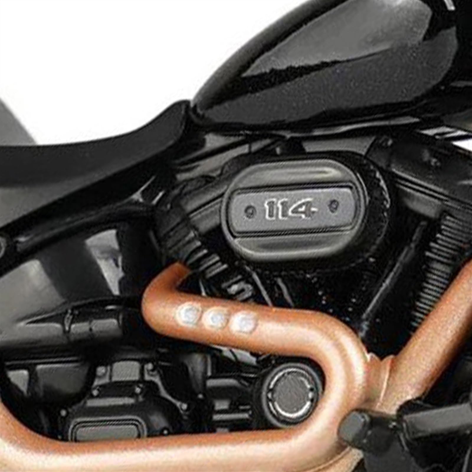 Modello 1/18 Per Harley Per Davidson 2022 Fat Bob 114 Modello Di Moto Giocattoli Die Cast Veicoli Da Collezione