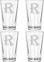 Vista 18 de Juego de 4 monogramas de copa de cerveza (M)