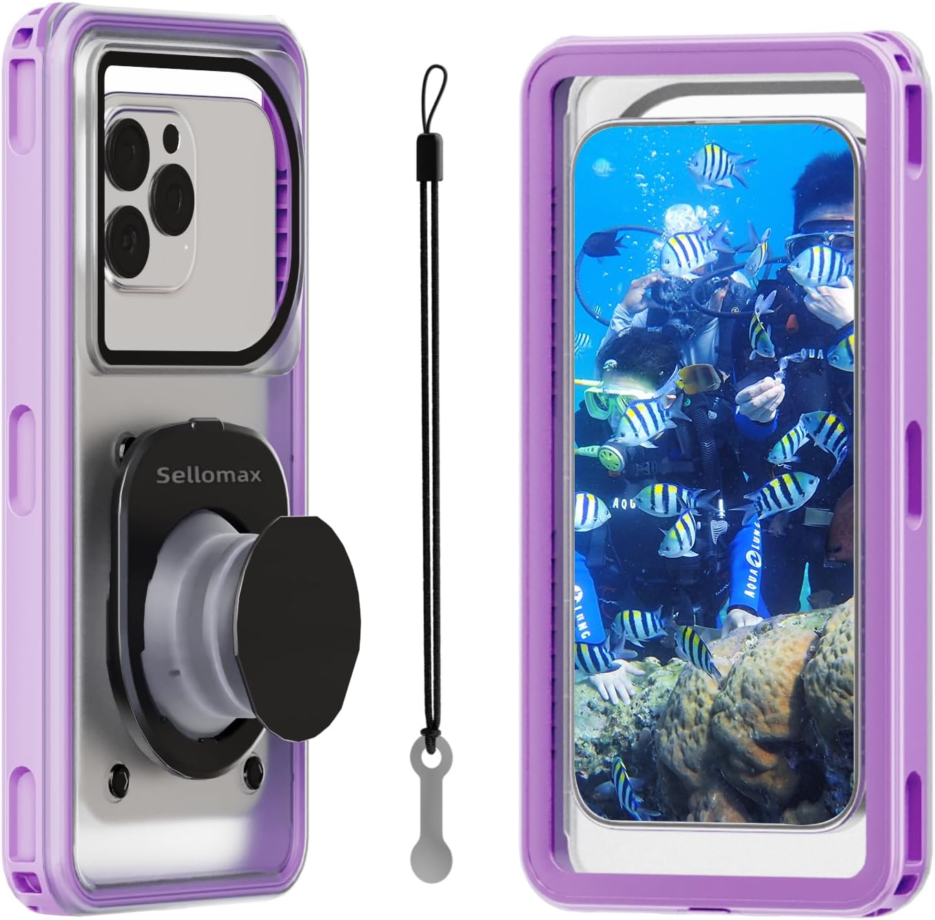Waterproof Phone Case for Snorkeling with Lanyard IPX8 Underwater Touch/Photo Shockproof Heavy Duty Drop-Proof for iPhone 17 Pro Max/16/15/14 All Cell Phones-Green Shower Phone Case