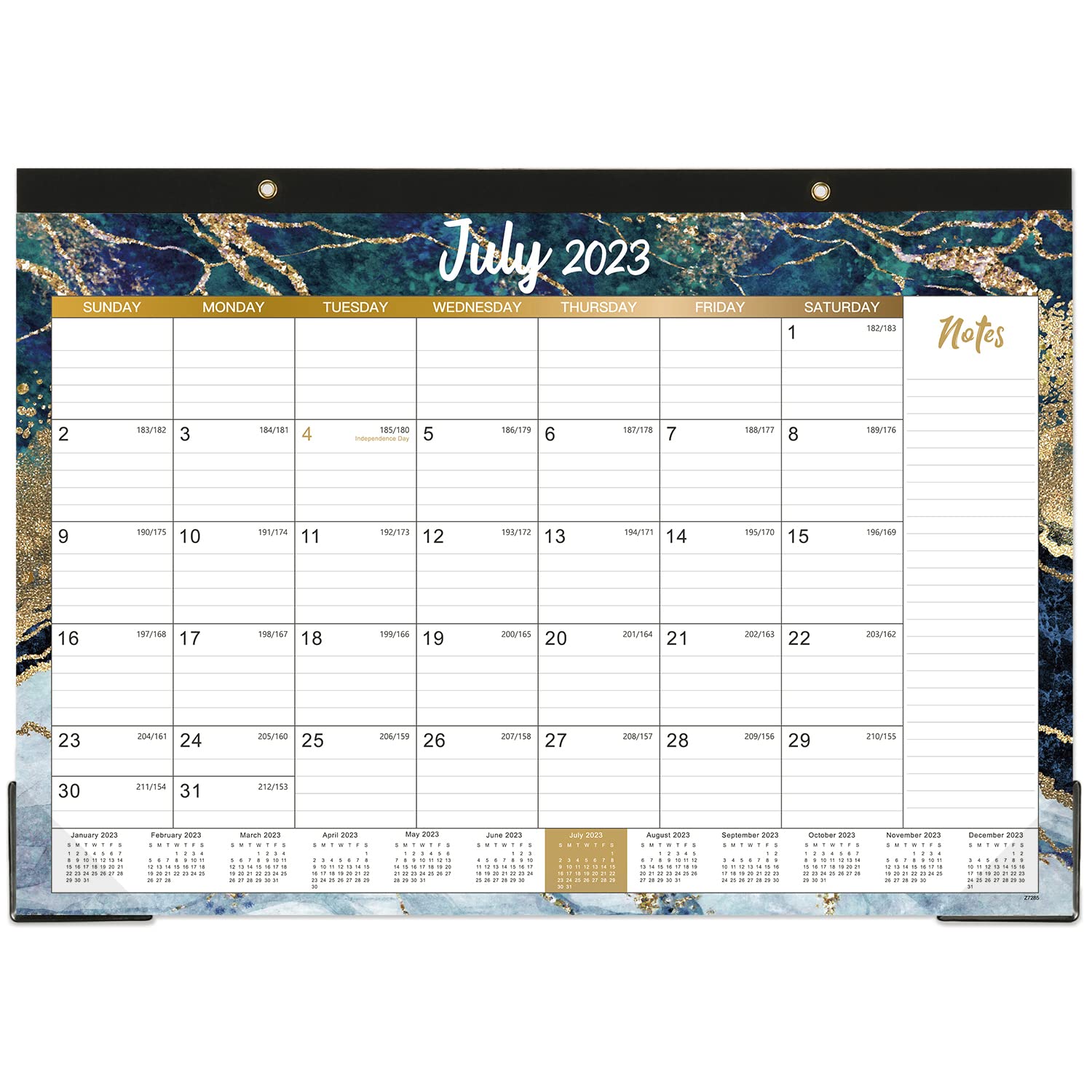 Amazon.com : 2023-2024 Desk Calendar – 18 Months Large Monthly Desk  Calendar 2023-2024, 17" x 12", Jul 2023 – Dec 2024, Desk Pad, Ruled Blocks,  To-do List & Notes, Tear Off, Best