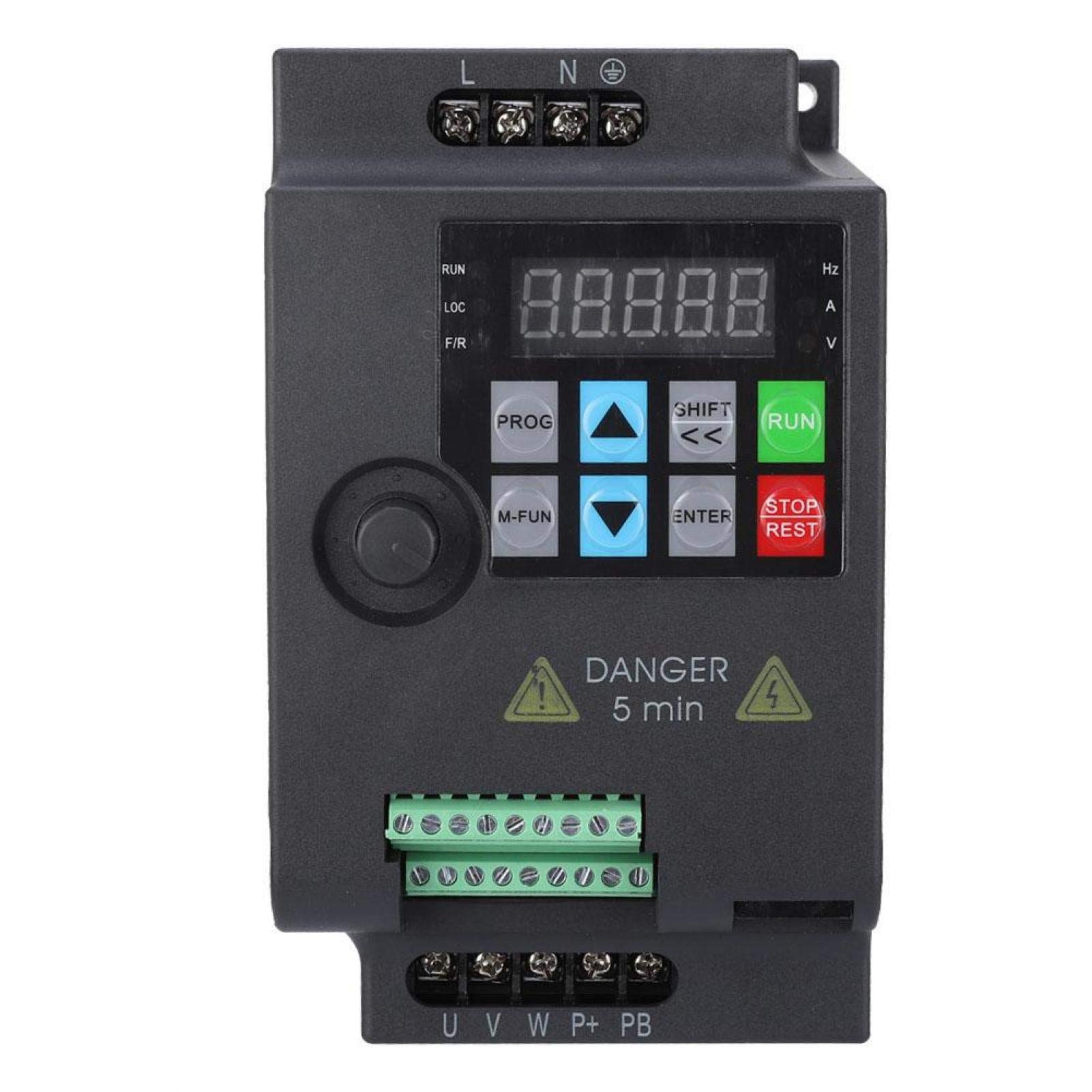 Buy VFD Variable Frequency Drive 220VAC 1.5KW, SKI780 1phase to 3phase Frequency converter