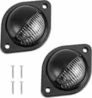 Feux Plaque Immatriculation Thlevel LED - 2 Pièces - Étanche IP65 - 12V/24V - Pour Voiture, Camion, Remorque