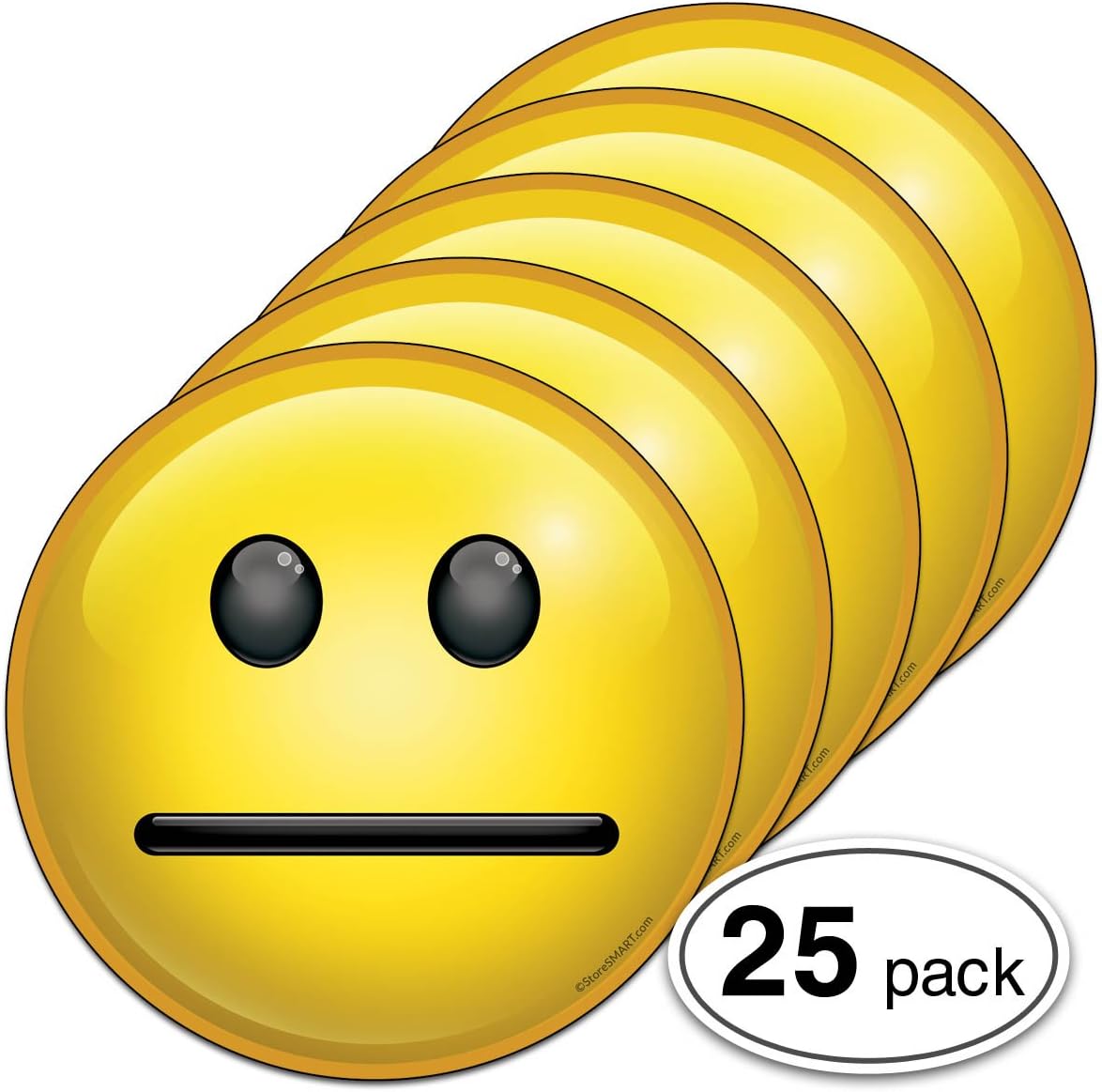 StoreSMART - 6" Mood Magnets for Status Visualization - 12-Pack - FACE6VP-12