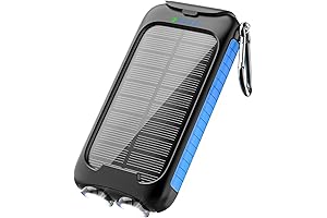 4 ★★★★★ 10000mAh Portable Solar Power Bank