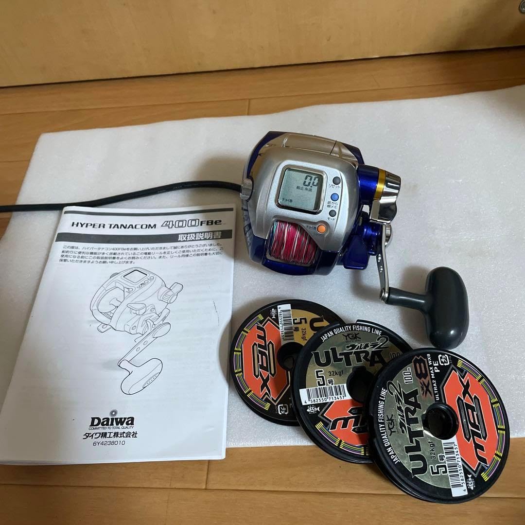 Daiwa ダイワ ハイパータナコン400FBe電動リール ケーブル付き Daiwa HYPER TANACOM 400FBe電動リール