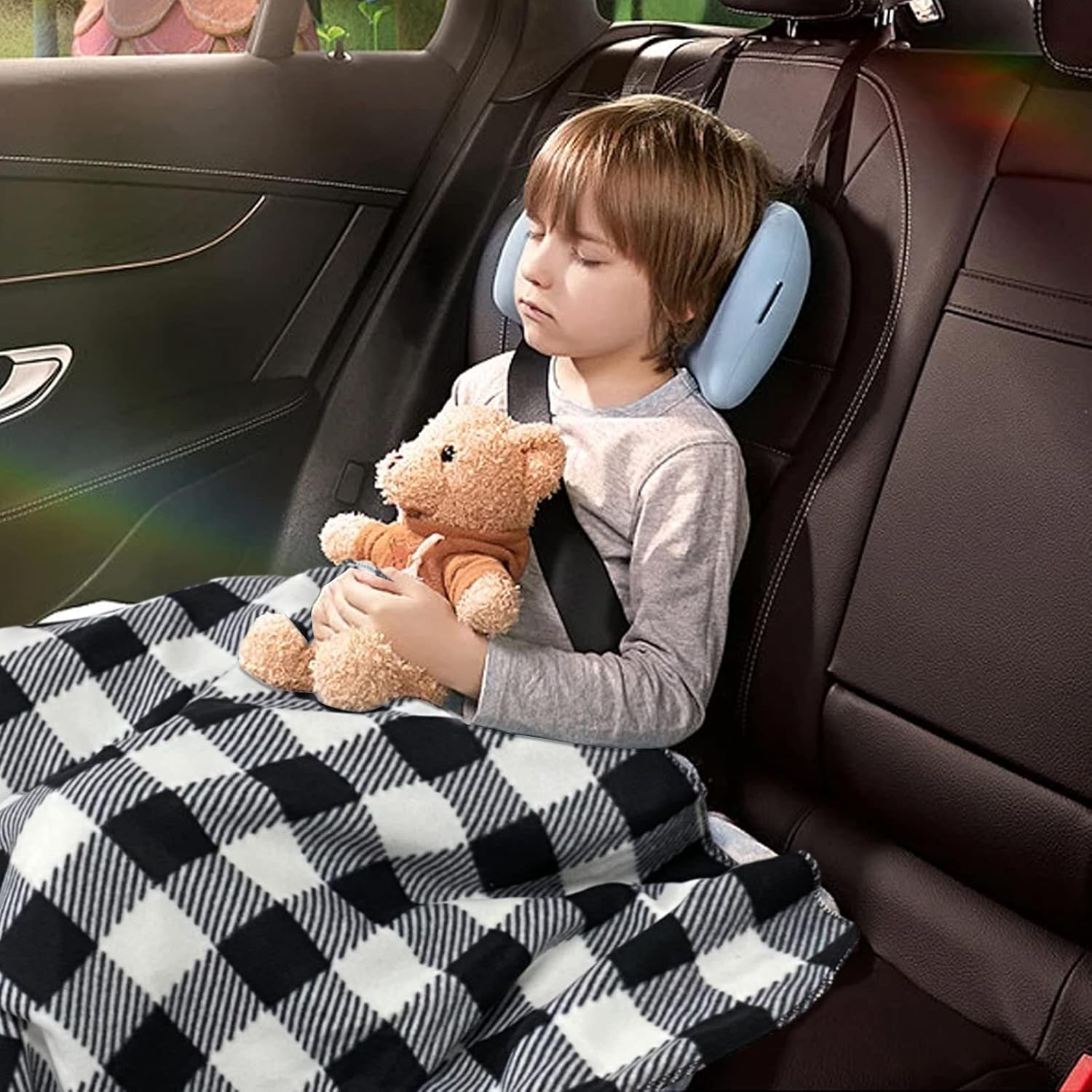 Rultyn Electric Car Blanket - 12Volt Electric Blanket for Car, Truck, SUV, or RV, Portable Heated Throw for Car or Camping Essentials (Black) : Automotive