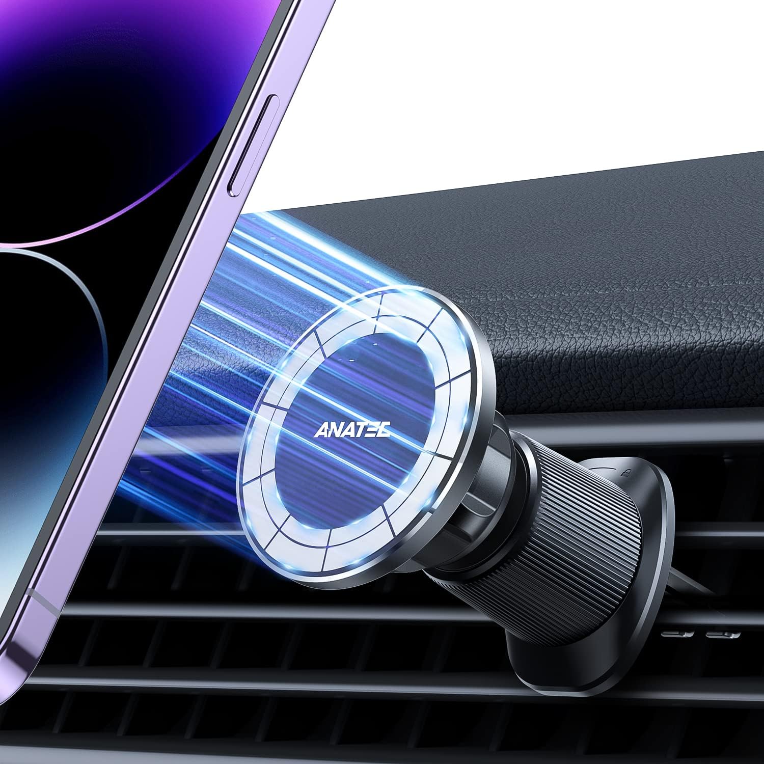 JDBL Magnet Handyhalterung Auto - 15kg Haftkraft Mit Bionischer Vakuumbasis