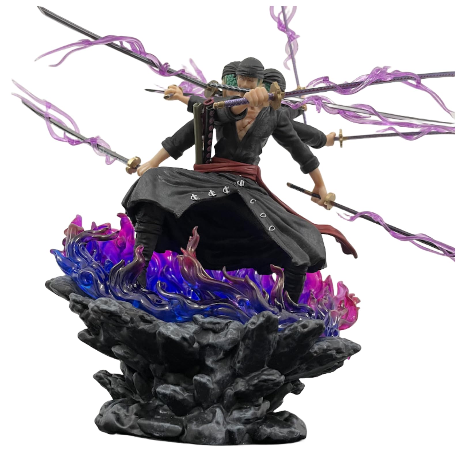Amazon.com: zboivfg Anime Figure Roronoa Zoro Figure Three Heads