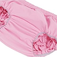Vista 6 de Century Star Fundas de pañales con volantes para bebés y niñas, de algodón, para bebés, niñas, ropa