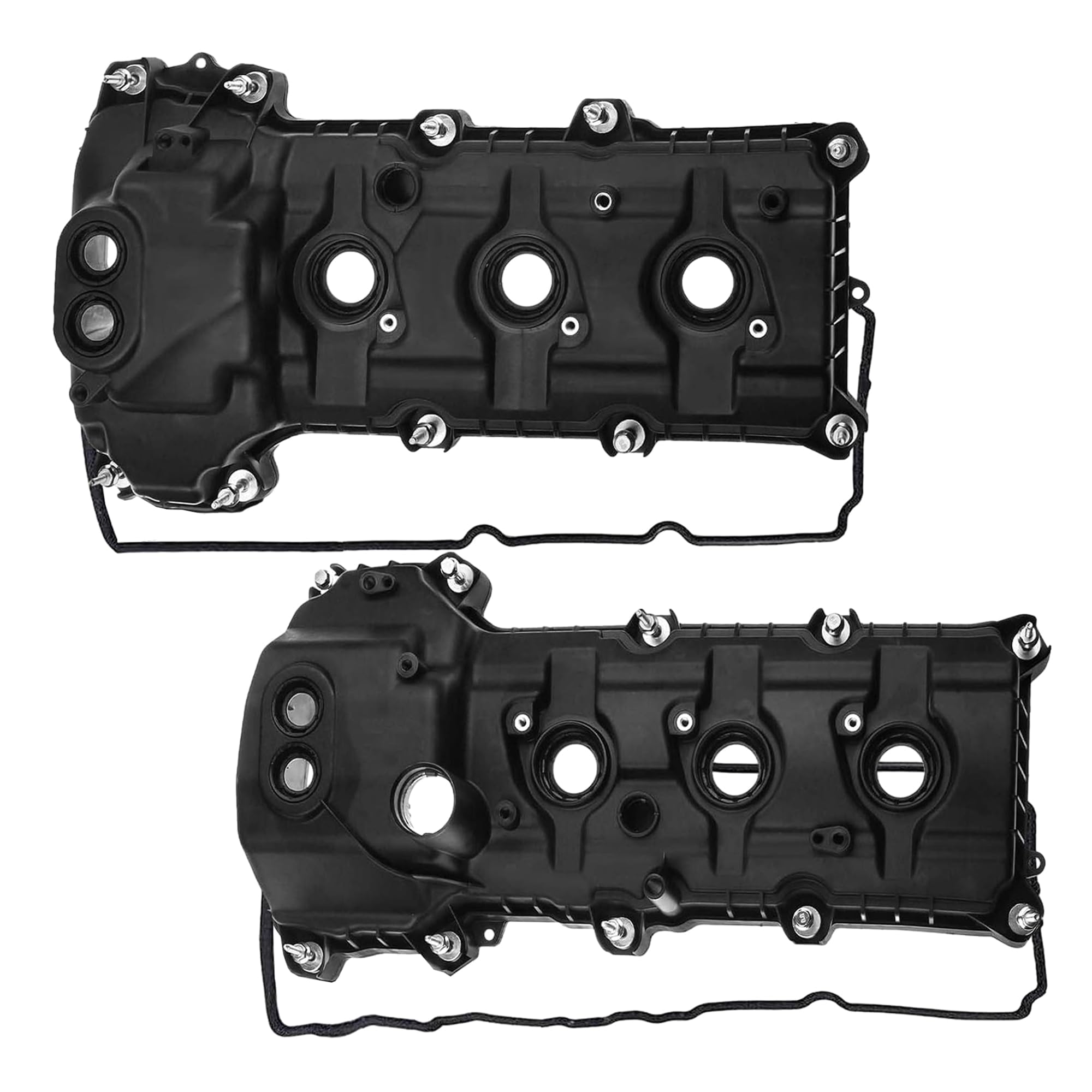 Engine Valve Cover Left & Right Compatible With Ford F150 2011-2012 Compatible With Ford Explorer 2011-2019 Compatible With Lincoln MKX 2011 Non-Turbocharged Only NOT Fits Ford R.a.p.t.o.r Truck