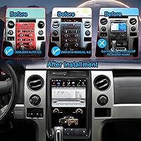 Vista 2 de CUSP - Radio estéreo para auto Android 2025 con GPS para Ford F150 2009-2014 12.1 pulgadas Navegación Reproductor multimedia PX6 4G+64G unidad