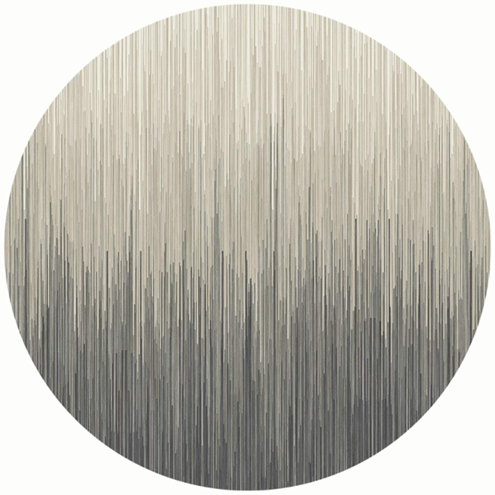 Tapis rond lavable style abstrait moderne pour le salon