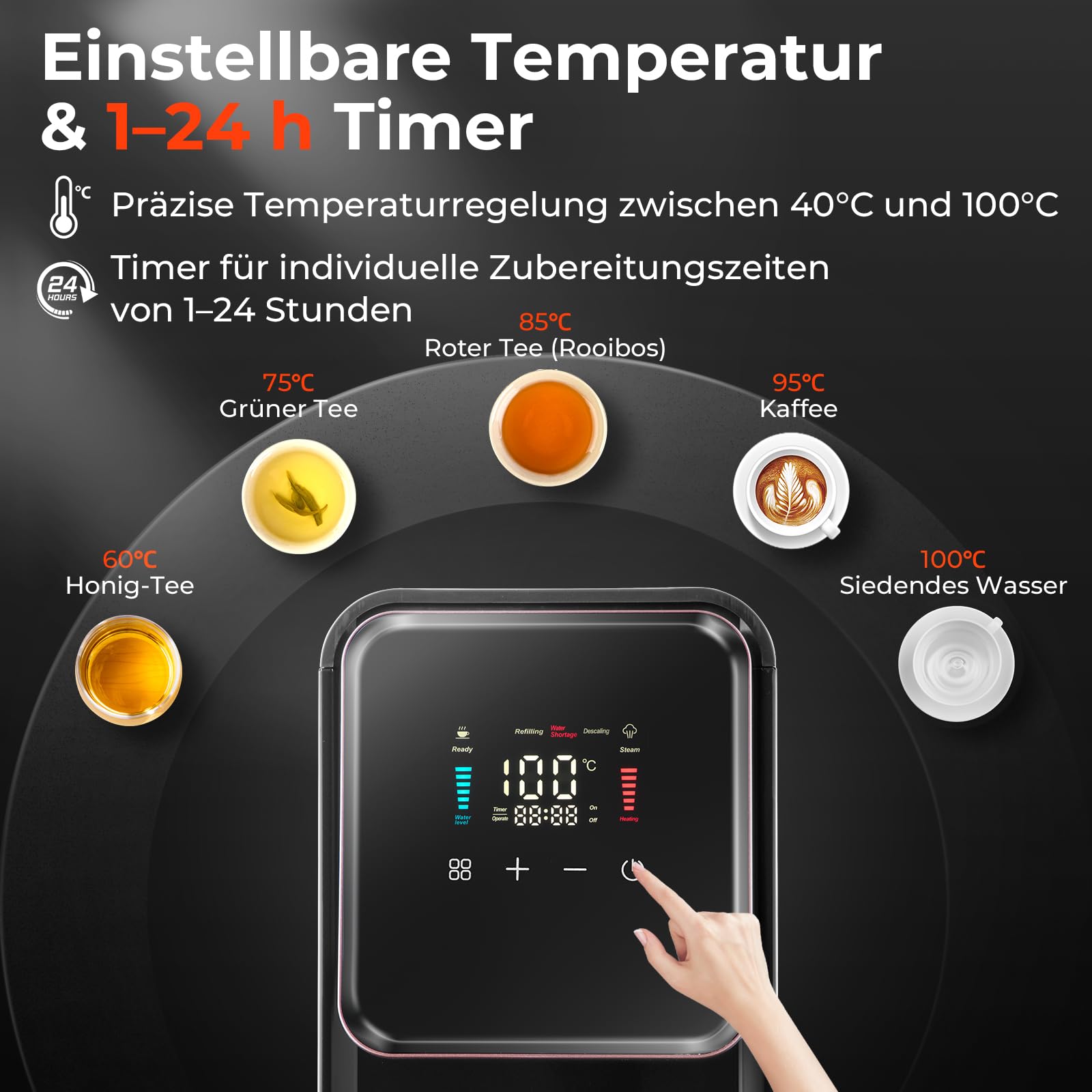 Heißwasserspender Gewerblich 12 L Wasserkocher