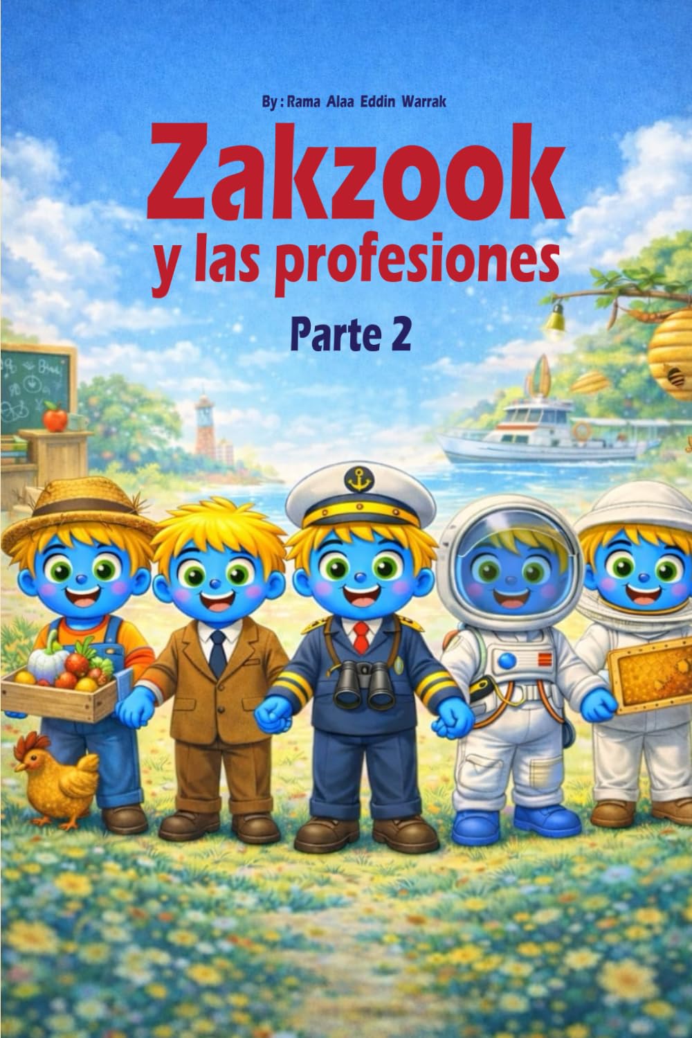 Zakzook y las Profesiones – Parte 2: Un libro educativo ilustrado para niños de 2 a 7 años para aprender profesiones de forma divertida