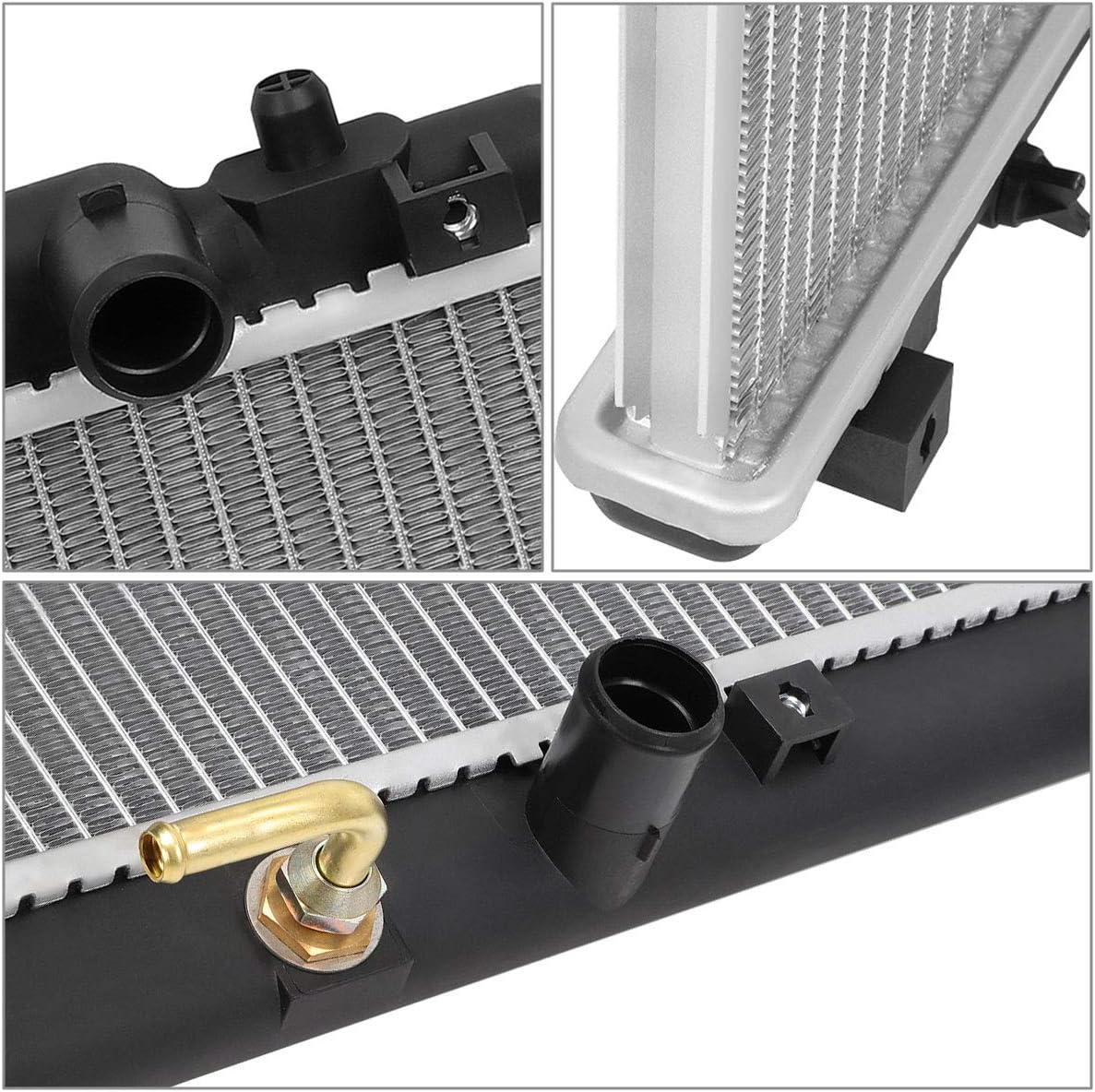 DPI-13283 OE Factory Style Aluminum Core Cooling Radiator Compatible with 99-02 Suzuki Esteem AT/MT