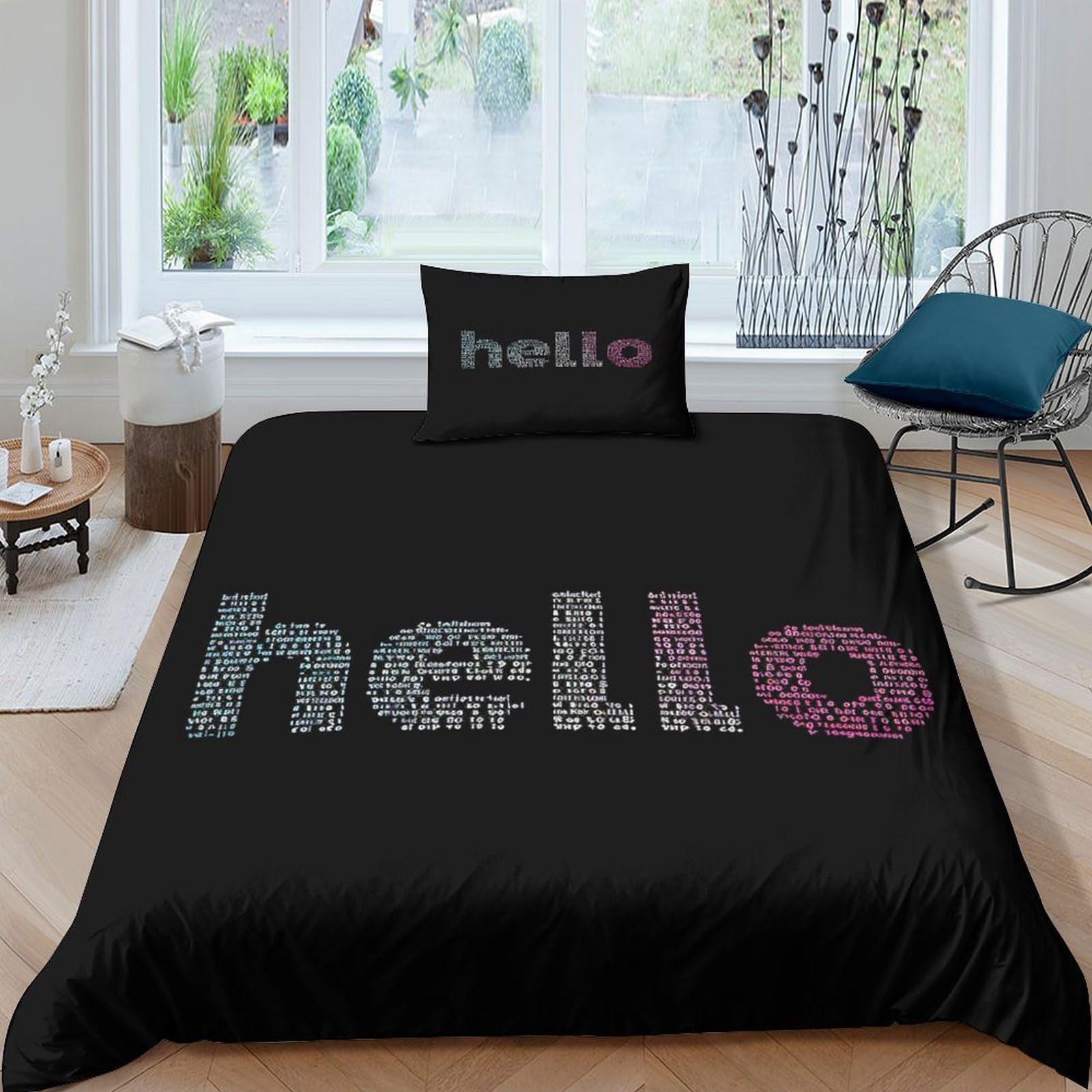 Housses de couettes 135x200cm Bonjour pour une chambre cocooning